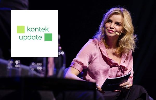 Anna som är gästföreläsare på Kontek Update.