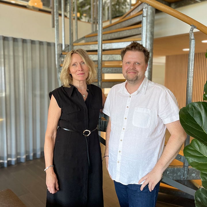 Ewa och Jens på Kontek.