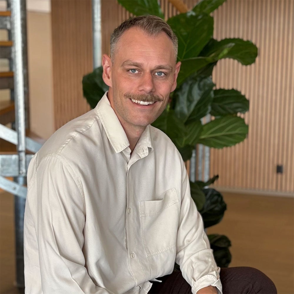 Johan Frisk som jobbar på Kontek.