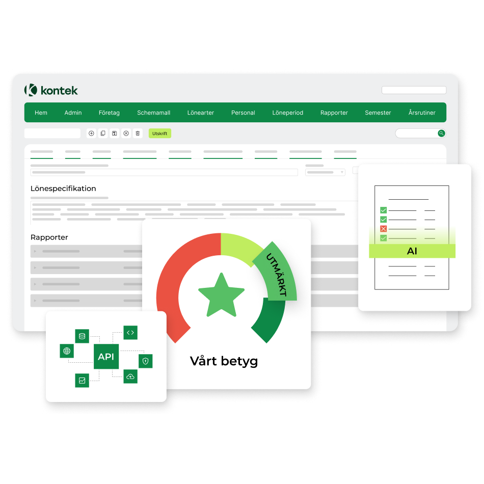 Illustration of the Kontek Payroll System.