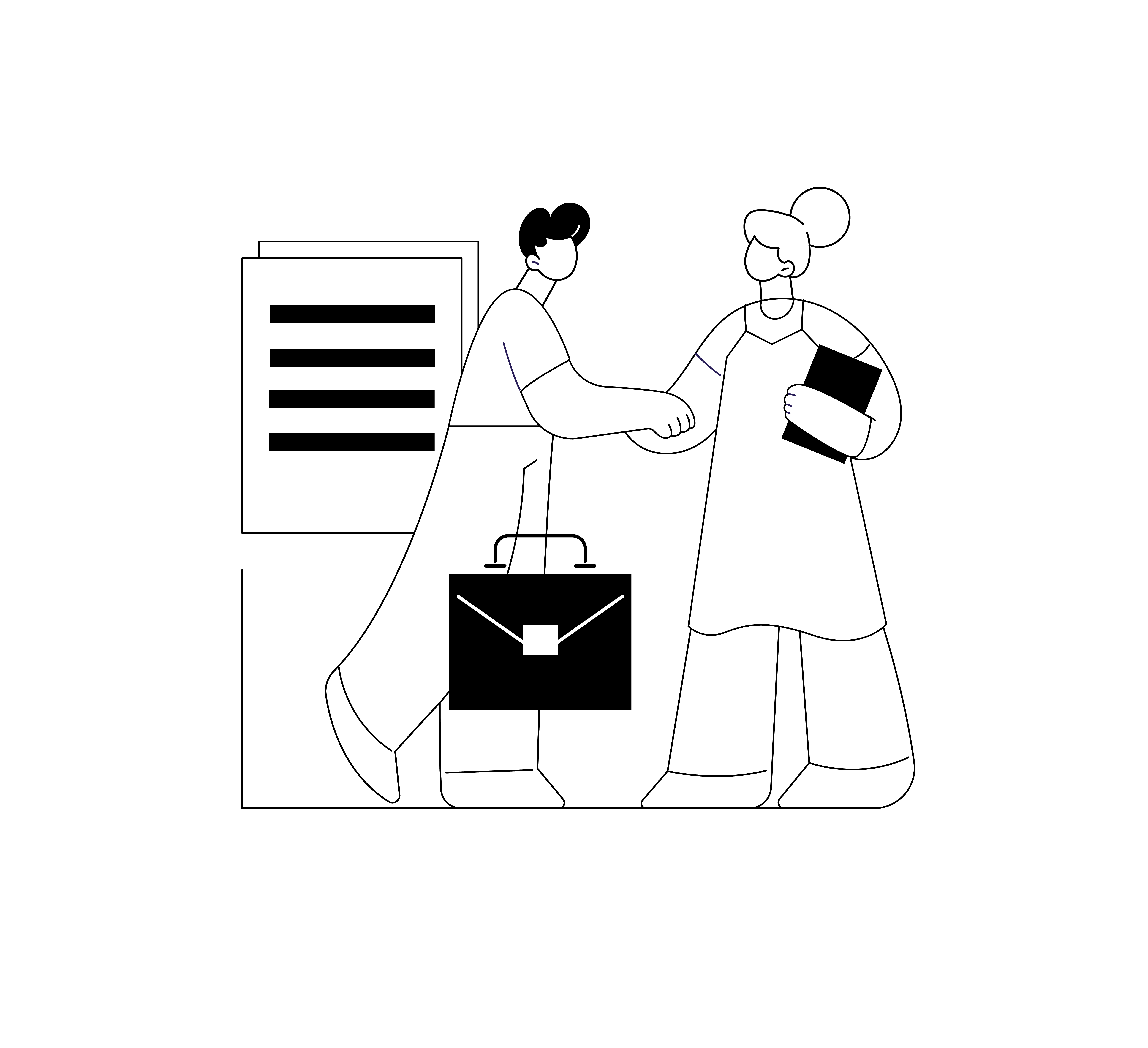 Illustration för Kontek Byrå.