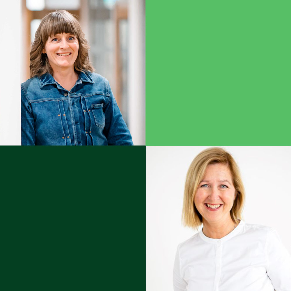 Madeleine och Maria på Kontek. 