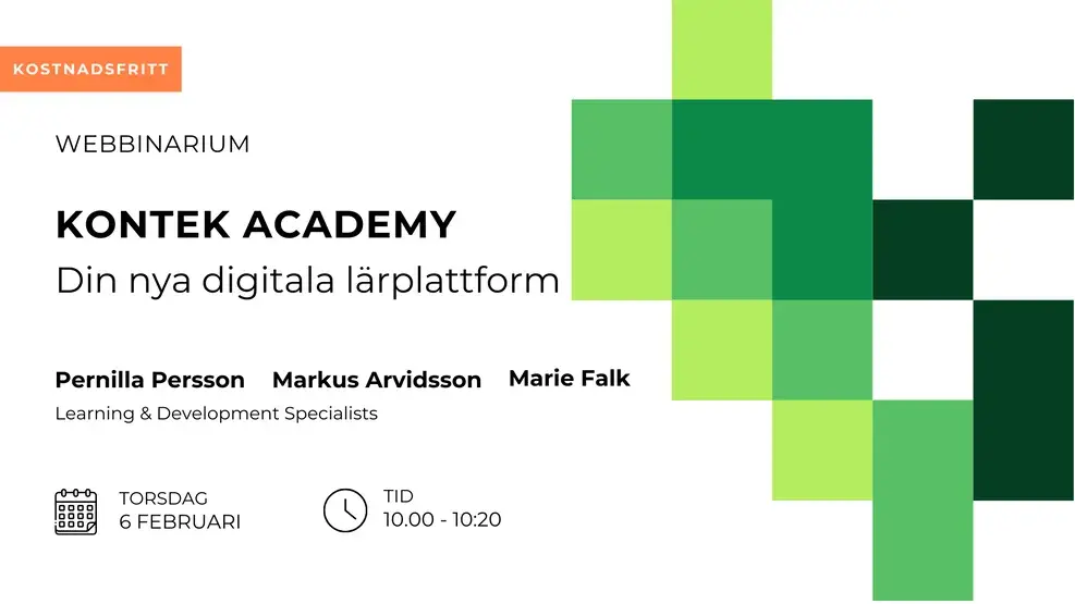 Upptäck Kontek Academy – Din nya digitala lärplattform!